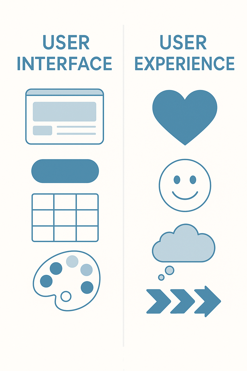 User interface vs. user experience