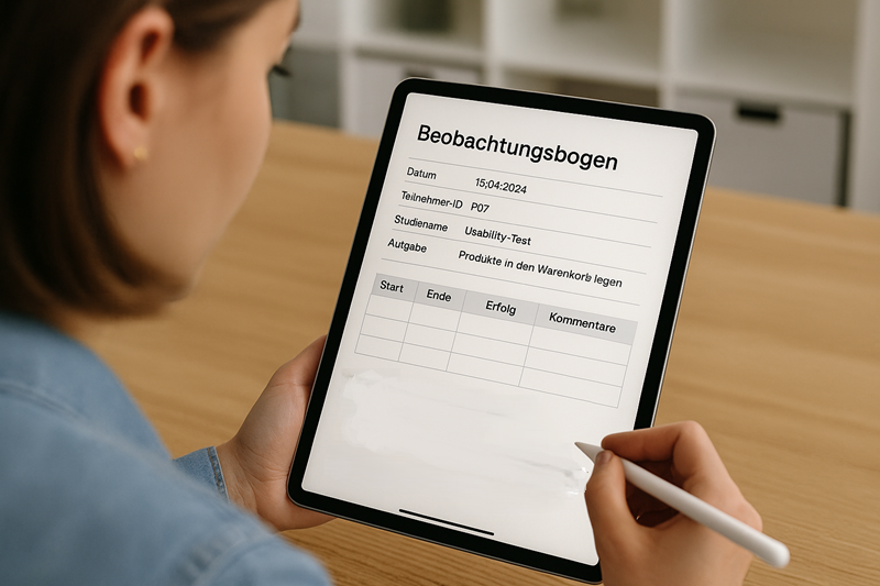 Beobachtungsbogen